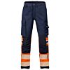 Hi-Vis Oranje/Marineblauw