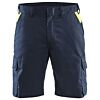Donker marineblauw/High vis geel