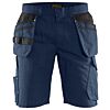 Donker marineblauw/High vis geel