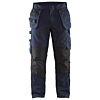 Donker marineblauw/High vis geel