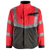 Hi-Vis Rood/Donkerantraciet