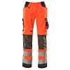 Hi-Vis Rood/Donkerantraciet