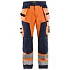 High Vis Oranje/Marineblauw