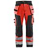 High Vis Rood/Zwart