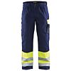 High Vis Geel/Marineblauw