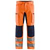 High Vis Oranje/Marineblauw