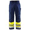 High Vis Geel/Marineblauw