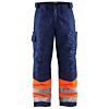 High Vis Oranje/Marineblauw