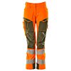 Hi-Vis Oranje/Mosgroen