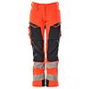 Hi-Vis Rood/Donkermarine