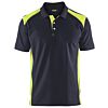 Donker marineblauw/High vis geel