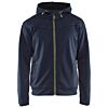Donker marineblauw/High vis geel