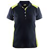 Donker marineblauw/High vis geel