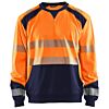 High Vis Oranje/Marineblauw