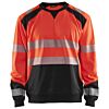 High Vis Rood/Zwart