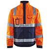 High Vis Oranje/Marineblauw