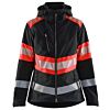 Zwart/High Vis Rood