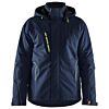 Donker marineblauw/High vis geel