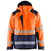 High Vis Oranje/Marineblauw