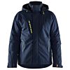 Donker marineblauw/High vis geel