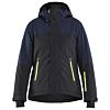 Donker marineblauw/High vis geel