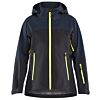 Donker marineblauw/High vis geel