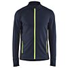 Donker marineblauw/High vis geel