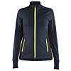 Donker marineblauw/High vis geel