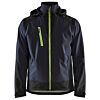 Donker marineblauw/High vis geel
