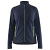Donker marineblauw/High vis geel