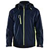 Donker marineblauw/High vis geel