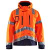 High Vis Oranje/Marineblauw
