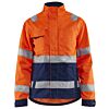 High Vis Oranje/Marineblauw