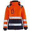 High Vis Oranje/Marineblauw