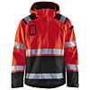 High Vis Rood/Zwart