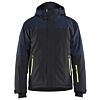 Donker marineblauw/High vis geel