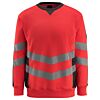 Hi-Vis Rood/Donkerantraciet