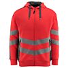 Hi-Vis Rood/Donkerantraciet