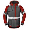 Charcoal/Rood