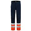 Blauw/Fluor Oranje