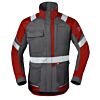 Charcoal/Rood