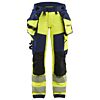 High Vis Geel/Marineblauw