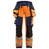High Vis Oranje/Marineblauw