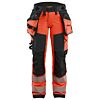 High Vis Rood/Zwart