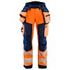 High Vis Oranje/Marineblauw