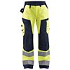 High Vis Geel/Marineblauw