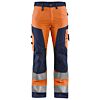 High Vis Oranje/Marineblauw