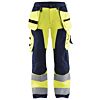 High Vis Geel/Marineblauw