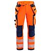 High Vis Oranje/Marineblauw