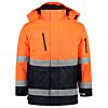 Fluor Oranje/Marineblauw